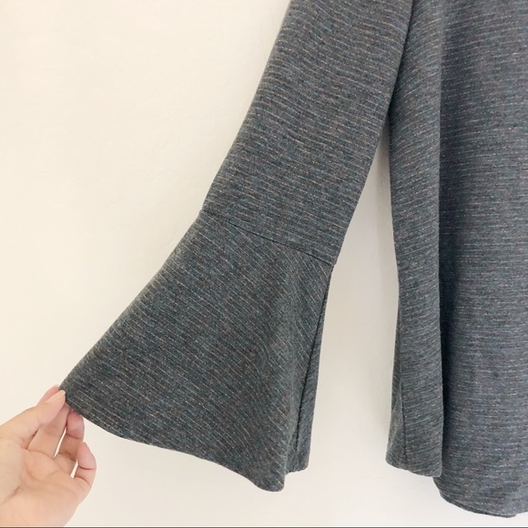 Postmark Anthro Liz Metallic Bell Sleeve Top Small - Picture 5 of 8